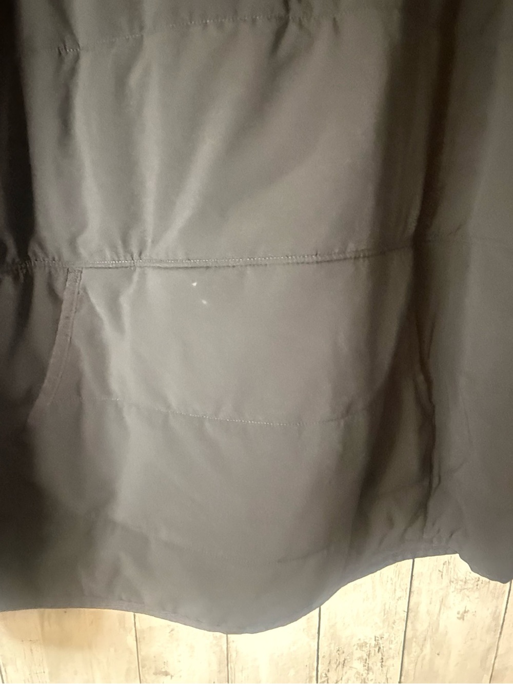 NWT The North Face black puffer hooded mountain sweatshirt jacket pockets XL - Picture 6 of 6